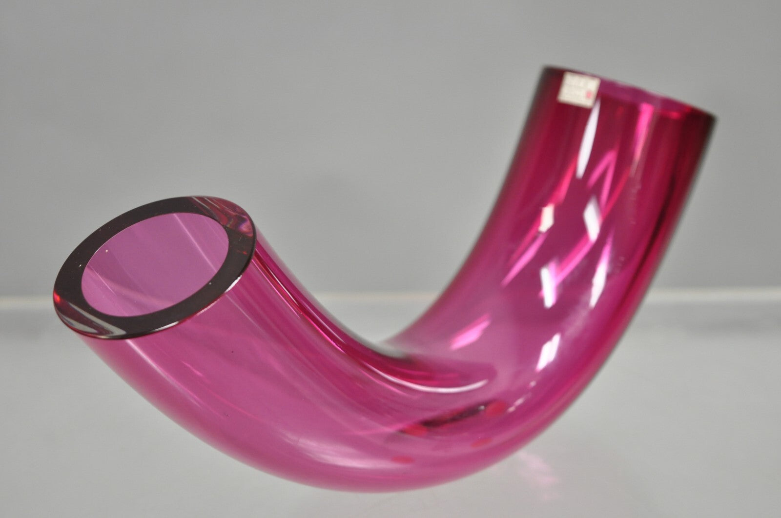 Studio Ahus Bent Glass Tube Sculpture Hanne Dreutler Arthur Zirnsack Sweden 1993