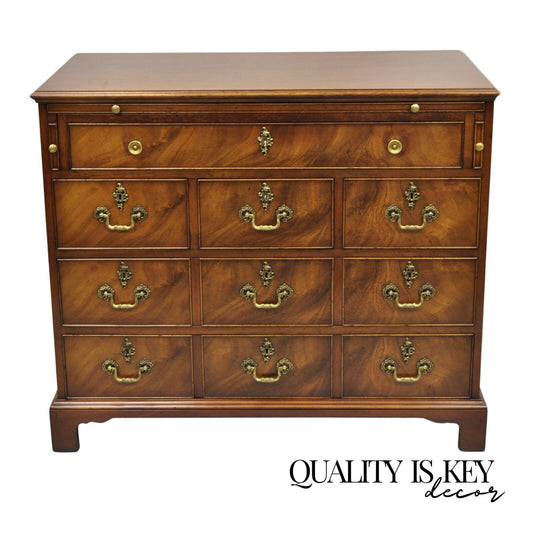 Beacon Hill Georgian Style Mahogany Commode Bachelor Chest of Drawers Server