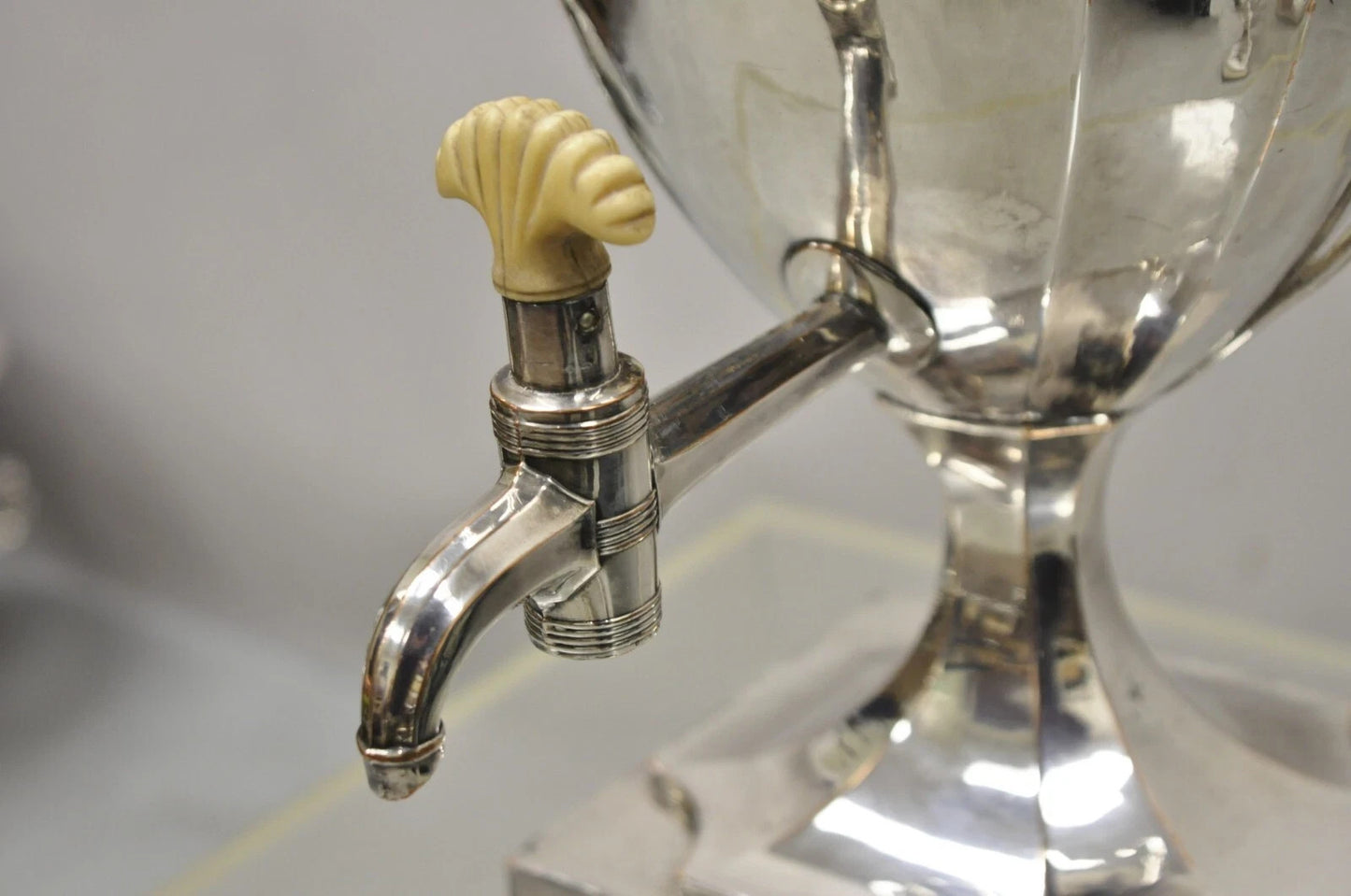 Antique English Regency Silver Plated Trophy Cup Urn Coffee Beverage Samovar