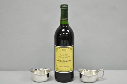 Vintage Carl Cohr Denmark Mid Century Modern Silver Plated Creamer & Sugar Bowl