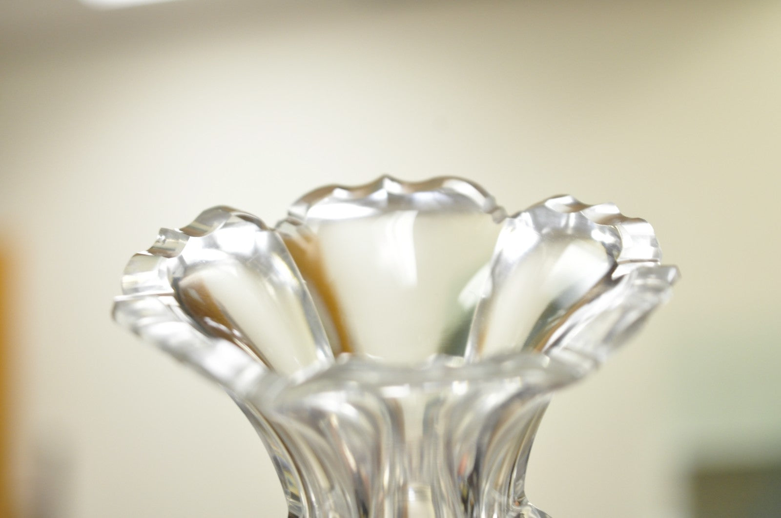 Antique English Victorian Crystal Glass & Silver Sweetmeat Candy Nut Dish, Set 6