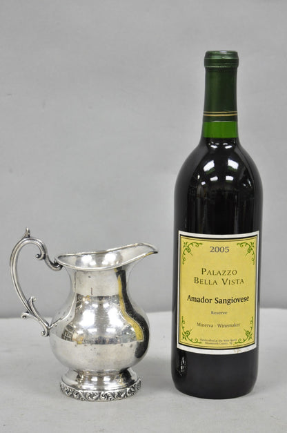 Vintage Victorian Silver Plated Small Coffee Creamer Pot by National 3002