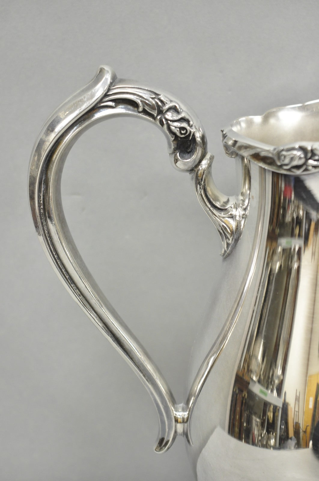 Vintage Webster Wilcox "Sylvia" Silver Plated Bulbous Footed Water Pitcher