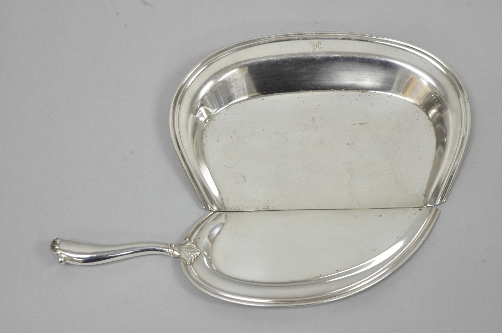 Vintage Bernard Rice's Sons Inc Silver Plated Crumb Catcher Silent Butler Set