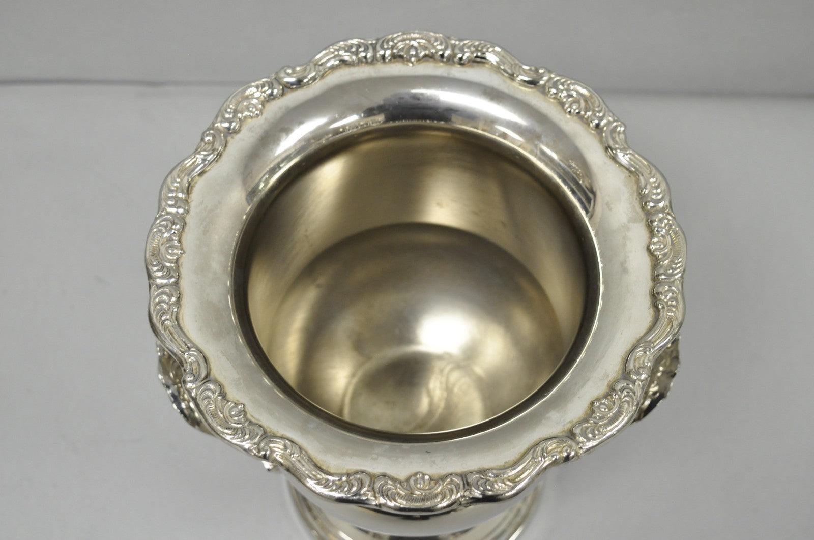 Vintage Gorham Silver Plated Brass Trophy Cup Urn Champagne Chiller Ice Bucket