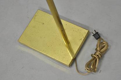 Mid Century Modern Koch & Lowy Brass Pharmacy Reading Adjustable Floor Lamp