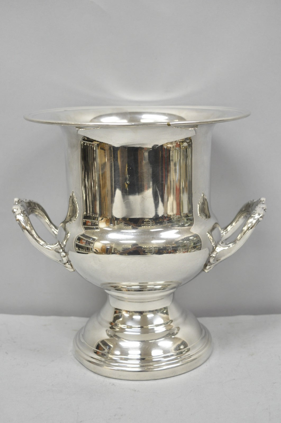 Vintage Victorian Silver Plated Trophy Cup Urn Champagne Wine Chiller Ice Bucket