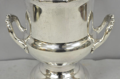 Vintage Leonard Silver Plated Trophy Cup Urn Champagne Chiller Bar Ice Bucket