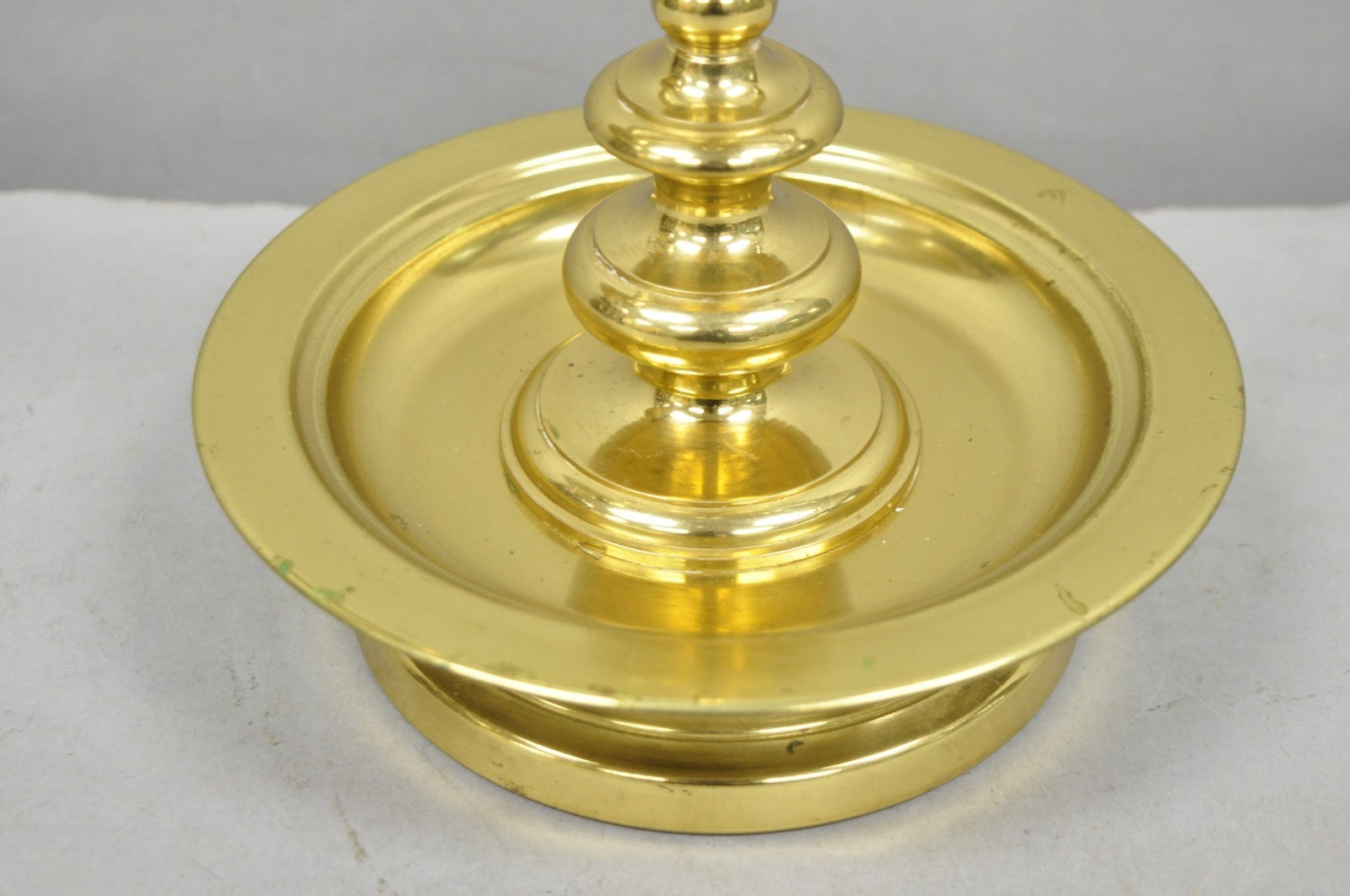 Vintage Remington Brass Equestrian Hunting Horn French Horn Table Lamp