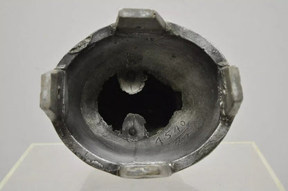 Vintage Vogue New York Aluminum 22 450 Woman's Hat Block Mold Form Millinery D