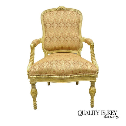 Oscar de la Renta Home Century Furniture Italian Neoclassical Lounge Arm Chair
