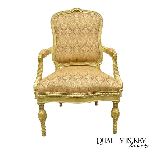 Oscar de la Renta Home Century Furniture Italian Neoclassical Lounge Arm Chair