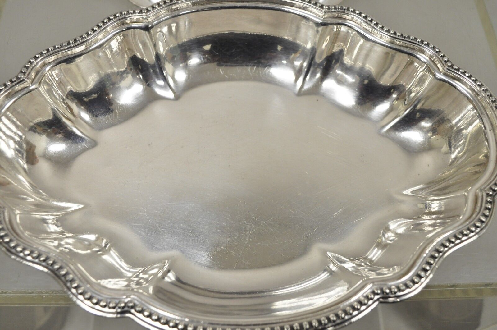 Vintage Silver Plated English Victorian Style Lidded Vegetable Serving Platter