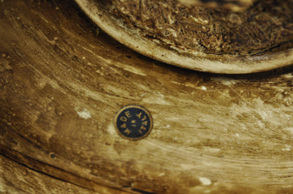 Vintage Italian Hollywood Regency Tole Metal Tropical Palm Tree Table Lamp