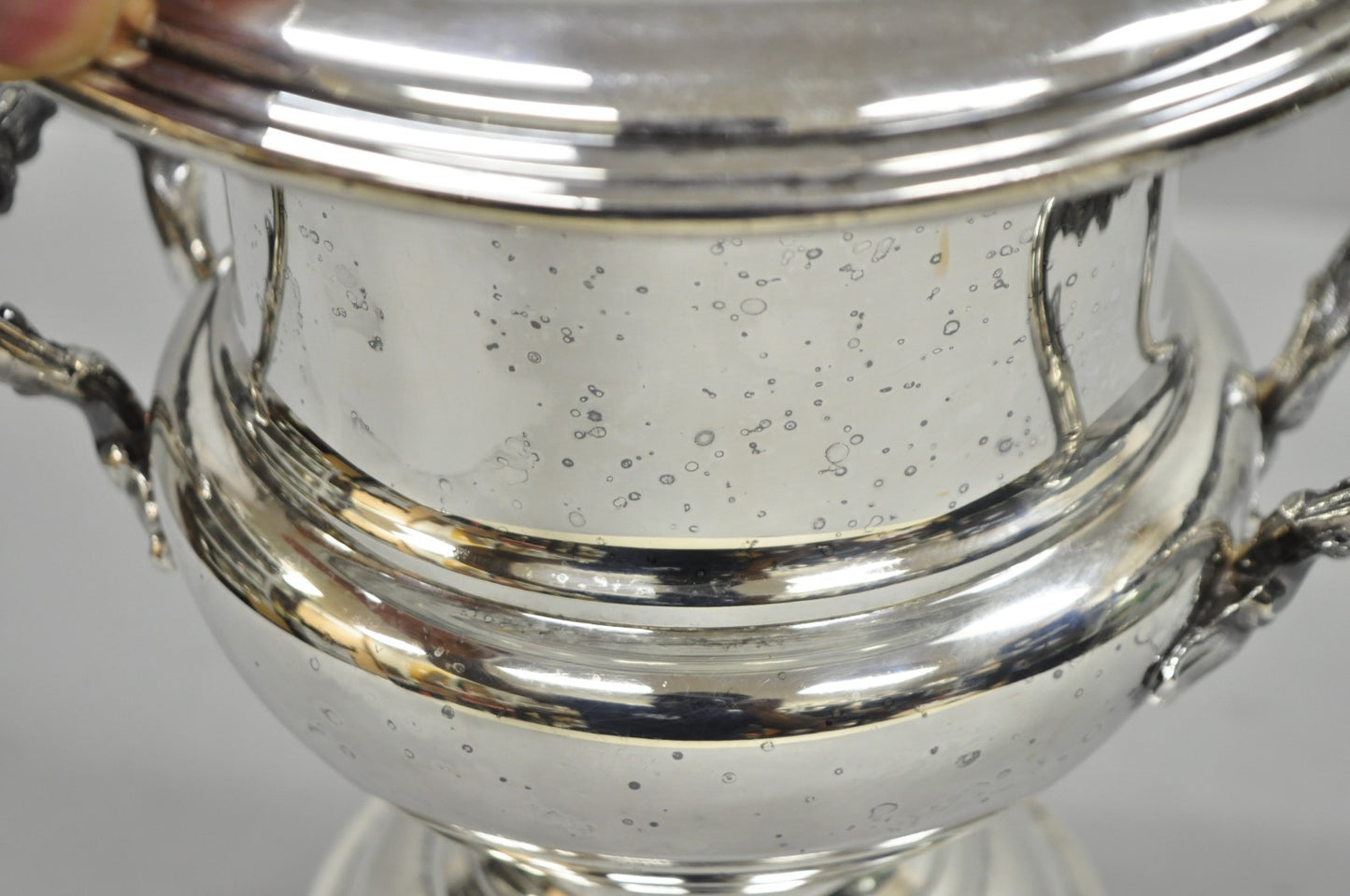 Victorian Silver Plated Trophy Cup Bar Champagne Chiller Ice Bucket by Crescent