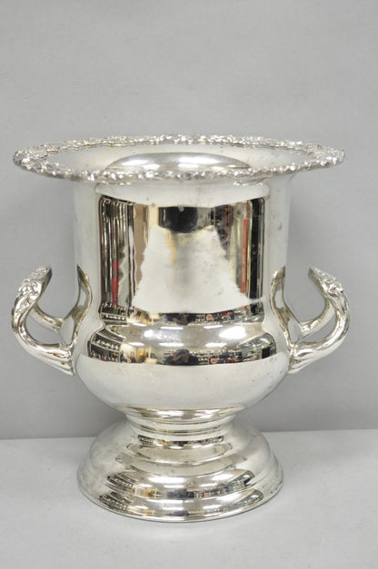 Vintage Victorian Silver Plated Trophy Cup Urn Champagne Chiller Bar Ice Bucket
