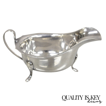 Vintage Cheltenham & Co LTD English Style Silver Plated Serving Gravy Boat