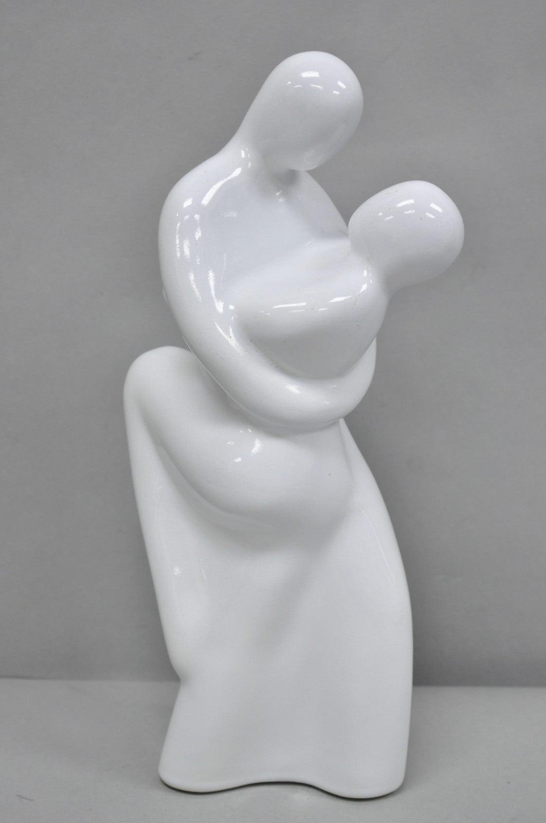 Vintage Royal Haeger Couple Dancing White Art Deco 1993 Ceramic Sculpture