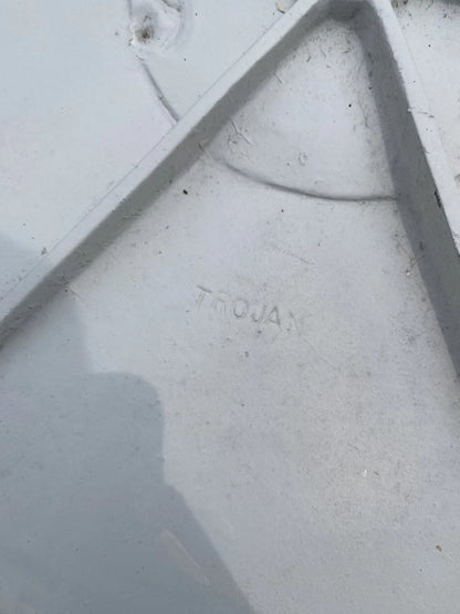 Vintage Hollywood Regency Cast Aluminum Dining Center Table Pedestal Base