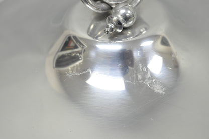 Vintage BW Buenilum Silver Plated Aluminum Art Nouveau Covered Serving Dish