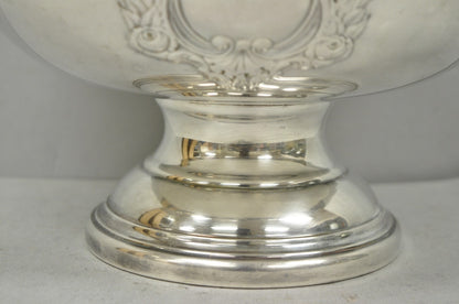 Vintage Leonard Victorian Silver Plated Punch Bowl Champagne Chiller Ice Bucket