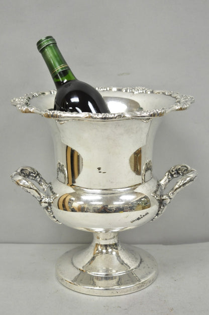 Vintage Victorian Silver Plated Trophy Cup Urn Champagne Chiller Ice Bucket