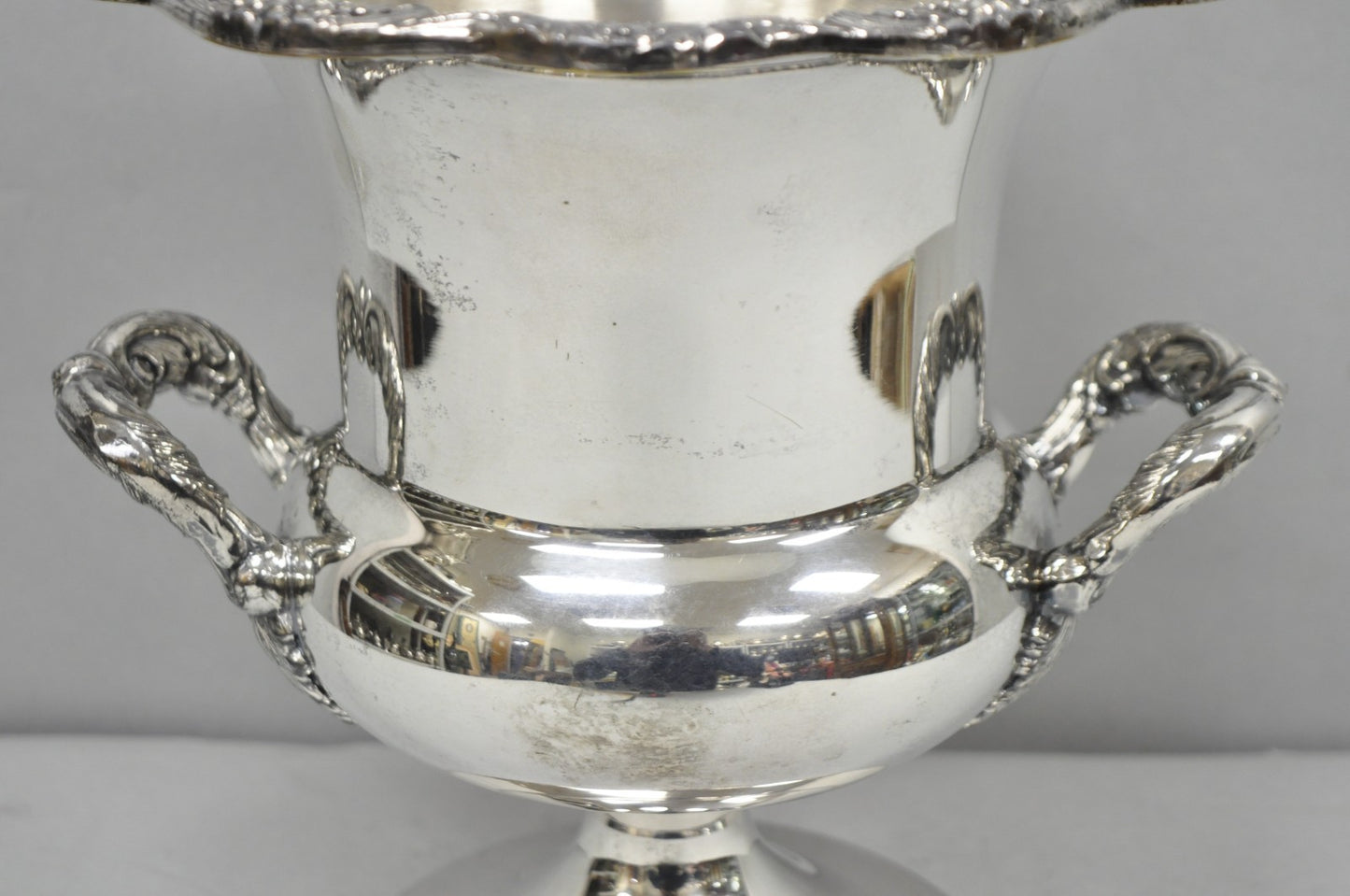 Vintage Victorian Silver Plated Trophy Cup Urn Champagne Chiller Bar Ice Bucket