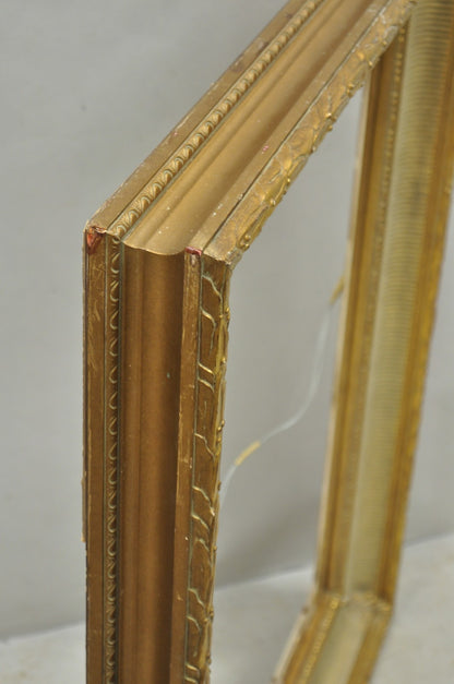 Vintage Large 42x36 French Louis XV Style Gold Gilt Wall Art Picture Frame
