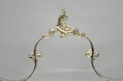 Vintage Godinger Silver Plated 2 Tier Buffet Server High Tea Pastry Plate Stand