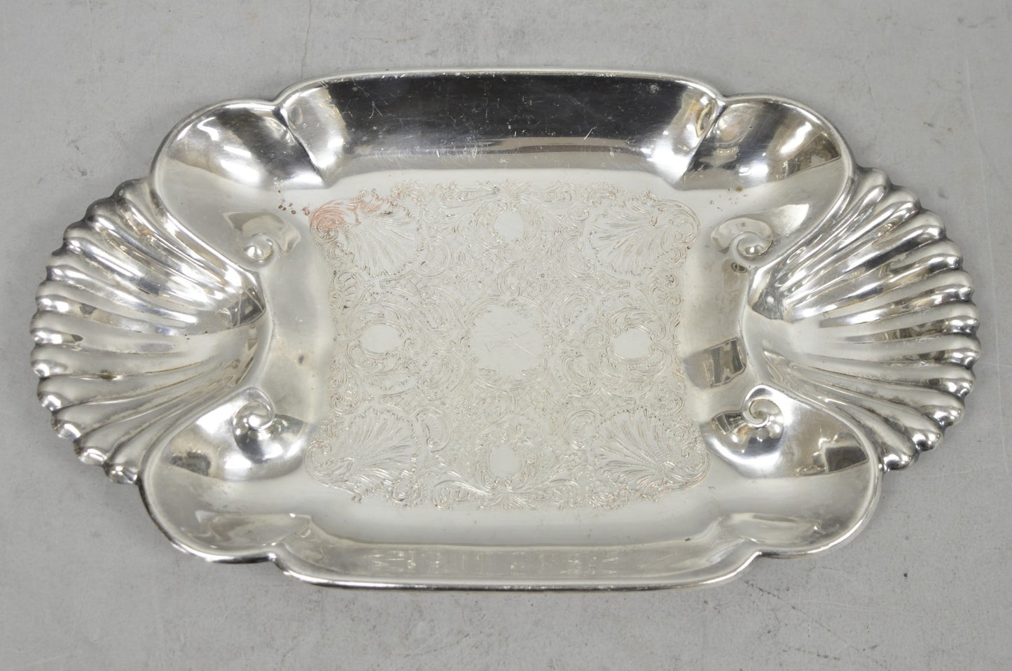 Vintage FB Rogers English Regency Style Silver Plated Candy Trinket Dish