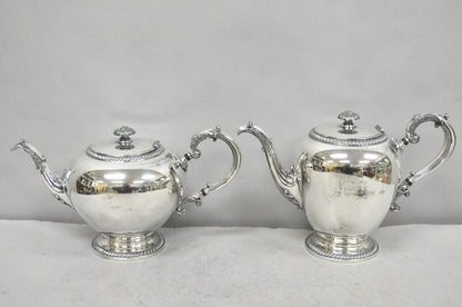 Antique Reed & Barton 4090 Silver Plated Victorian Tea Service  - 5 Pc Set