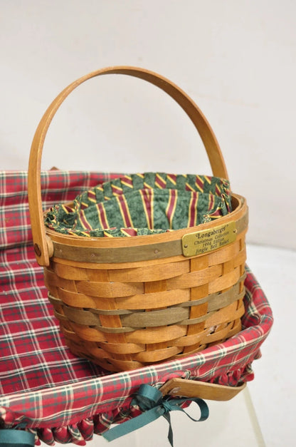 Longaberger 1994 Jingle Bell Basket 1995 Dresden Basket 1988 Basket - 3 Pcs