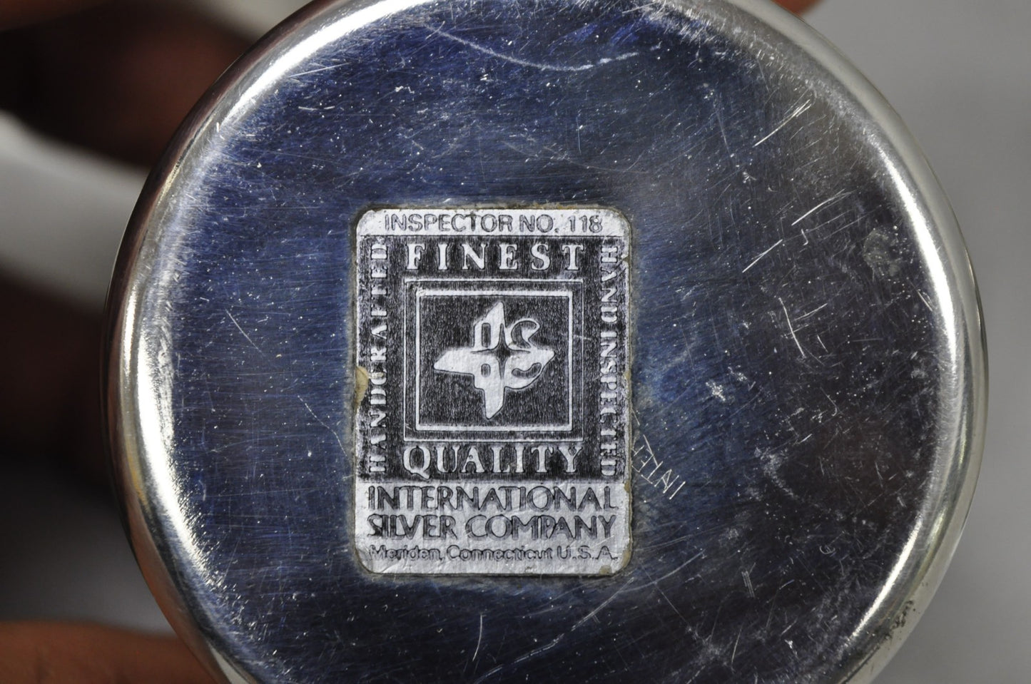 International Silver Mid Century Modern Silver Plated Punch Bowl Cups, Set of 12