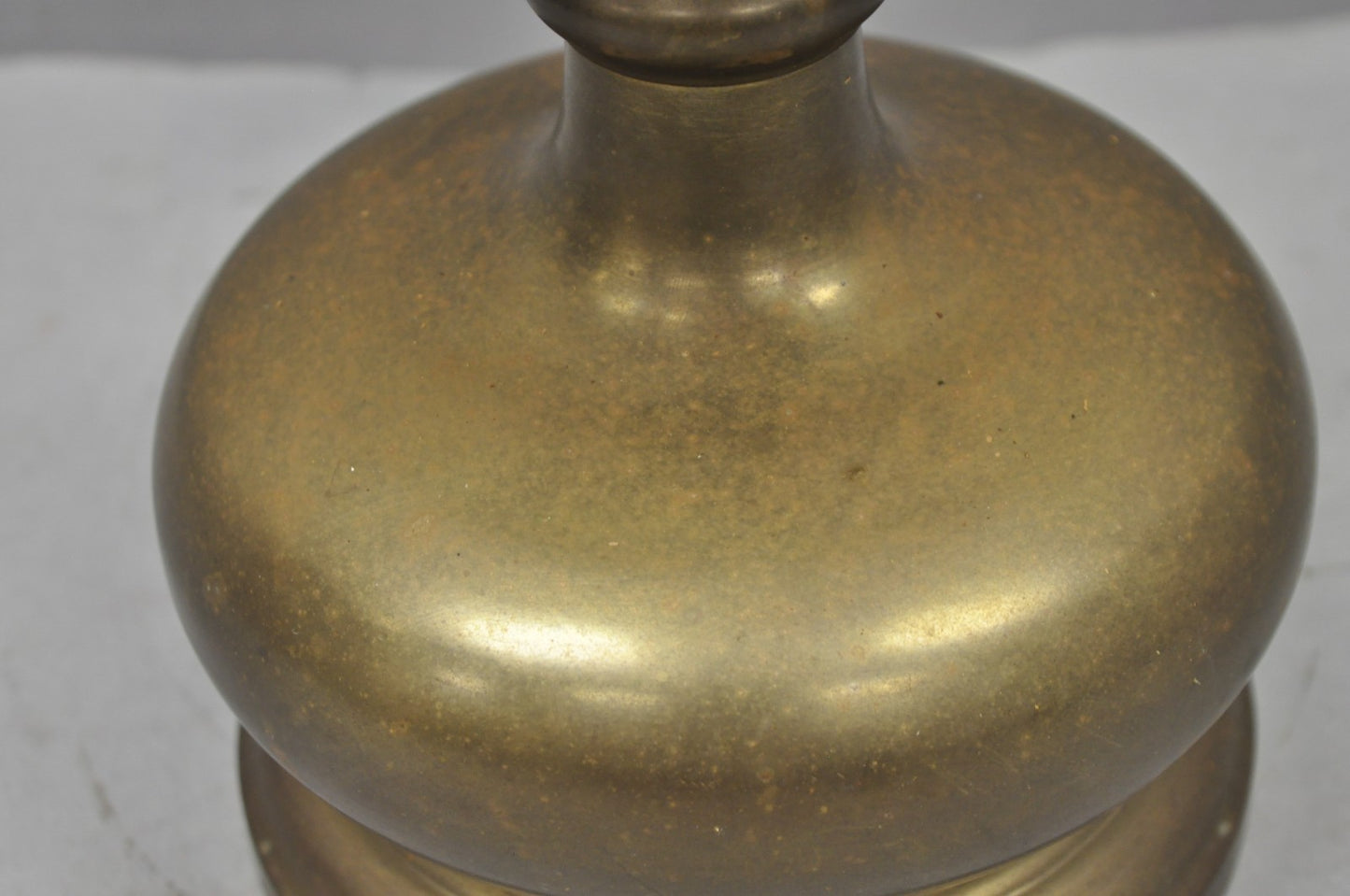 Vintage Chapman French Country Brass Tole Metal Bouillotte Desk Table Lamp