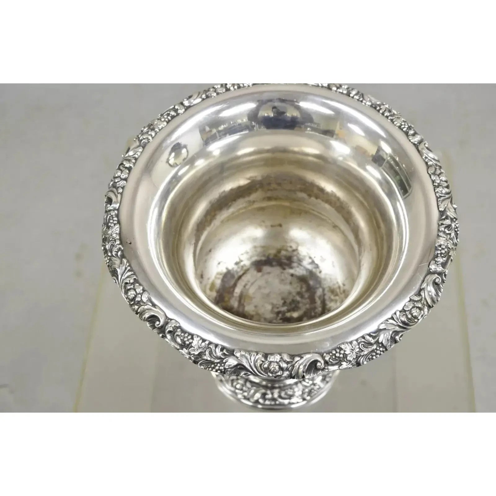 Webster Wilcox International Silver Plated Trophy Cup Champagne Chiller Bucket