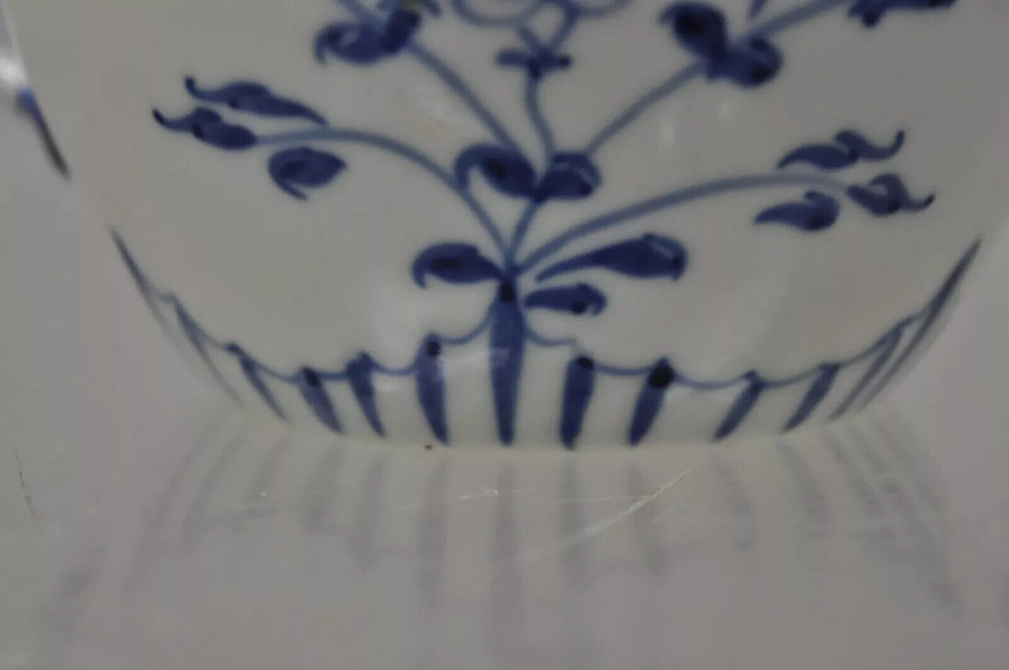 Bing and Grondahl B&G Kjøbenhavn 302 Butterfly Lace Blue Sugar Bowl