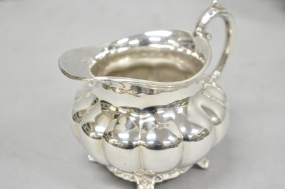 Antique 1881 Rogers 7377 Art Nouveau Silver Plated Tea Service Set - 3 Pcs