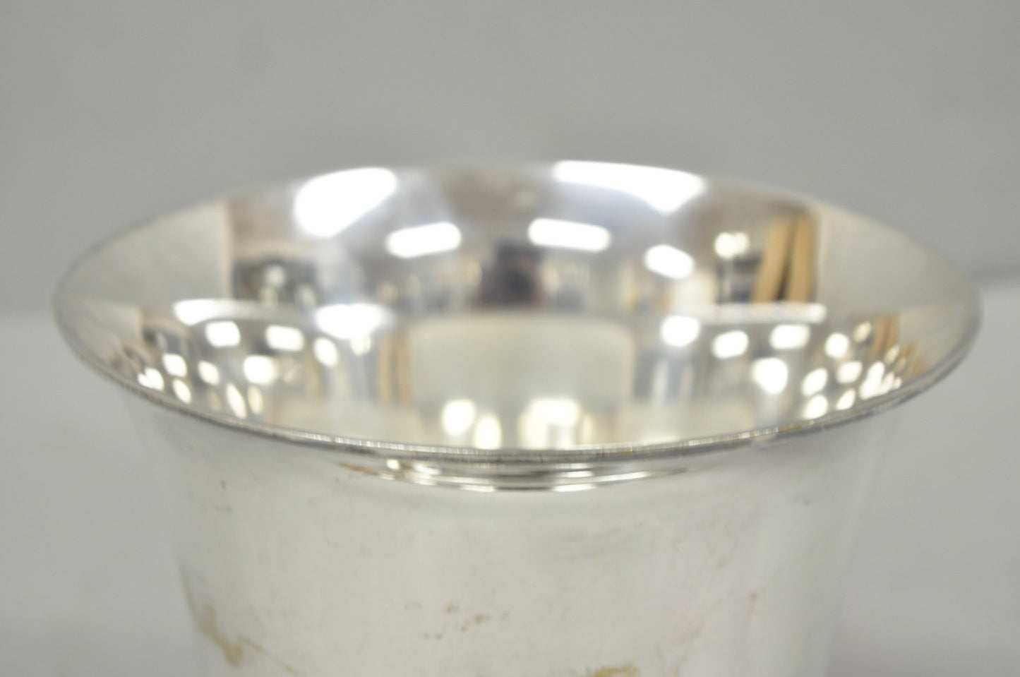 Antique English Regency Soldered Silver Plated Fluted Champagne Chiller Bucket