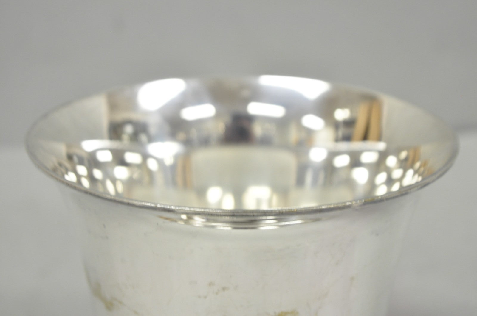 Antique English Regency Soldered Silver Plated Fluted Champagne Chiller Bucket