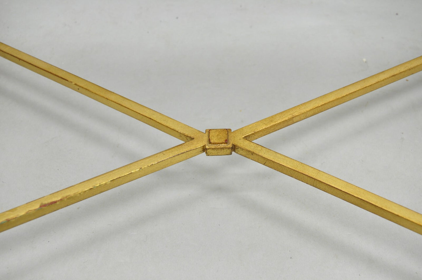 Hickory Chair French Hollywood Regency Gold Rectangular Bristol Coffee Table