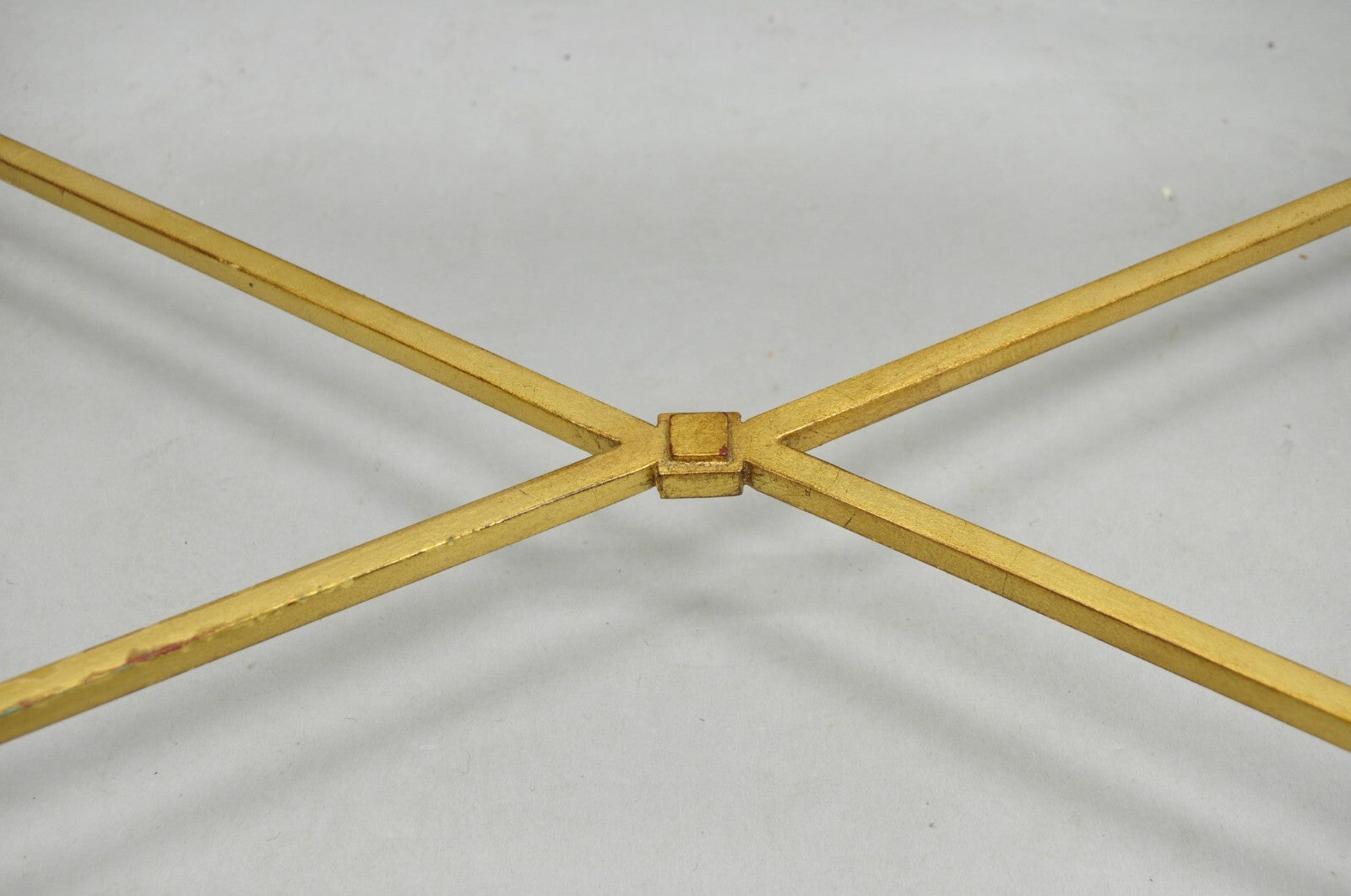 Hickory Chair French Hollywood Regency Gold Rectangular Bristol Coffee Table