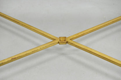Hickory Chair French Hollywood Regency Gold Rectangular Bristol Coffee Table
