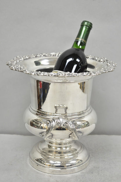 Vintage FB Rogers Silver Plated Trophy Cup Urn Champagne Chiller Bar Ice Bucket