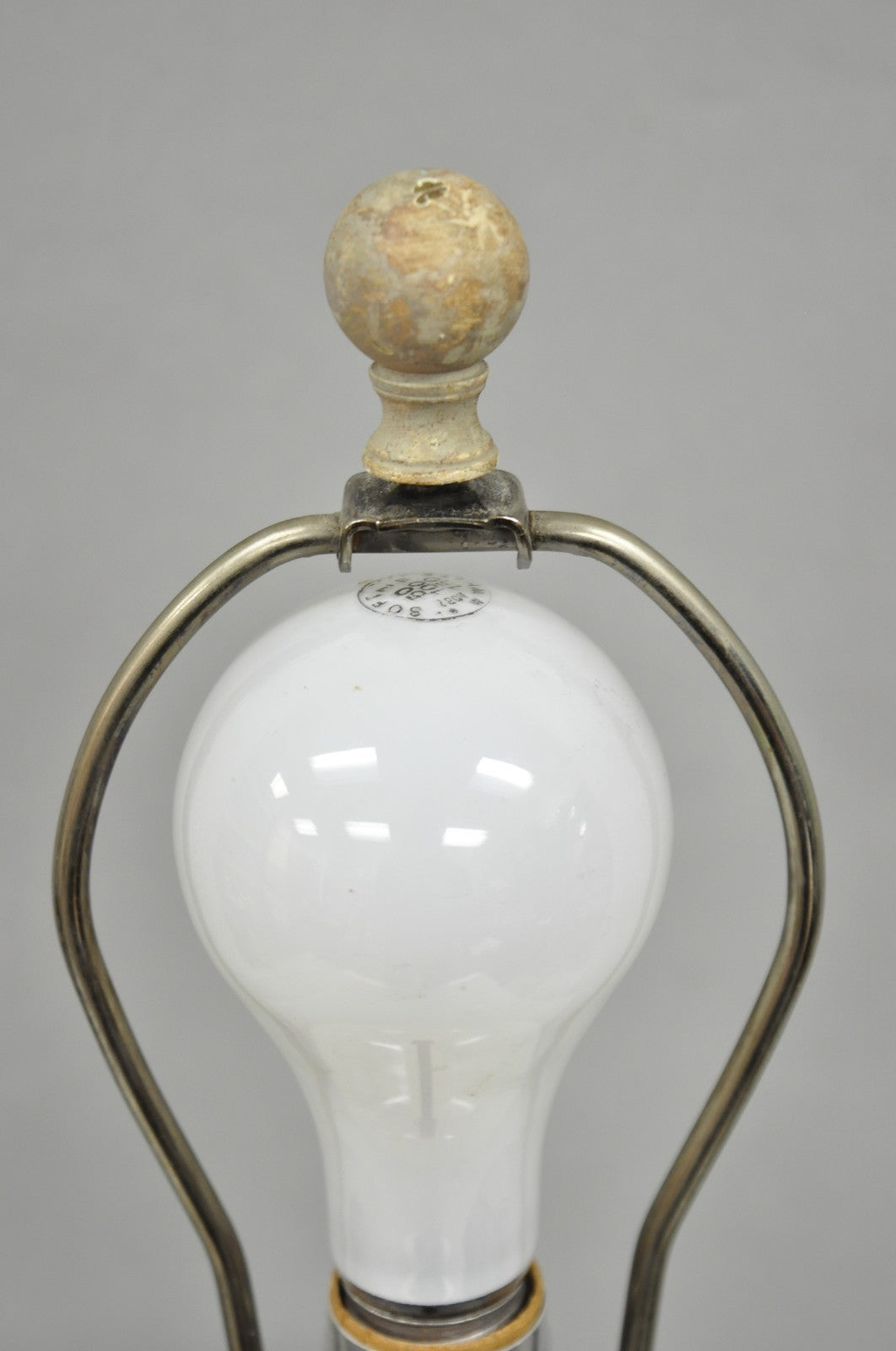 Vintage Contemporary Architectural Ginger Jar Ceramic Porcelain Table Lamp
