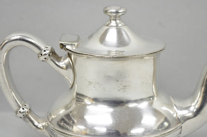 Antique Pennsylvania Railroad PRR Reed & Barton Small Silver Plated Teapot