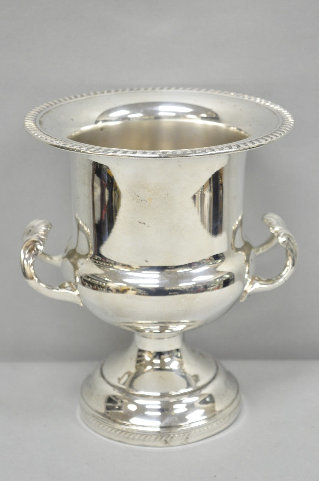 Vintage English Regency Style Silver Plated Champagne Chiller Bar Ice Bucket
