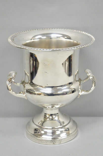 Vintage English Regency Style Silver Plated Champagne Chiller Bar Ice Bucket