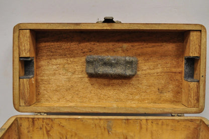 Vintage David White Instrument Surveying Equipment Plane Utility Level Oak Case