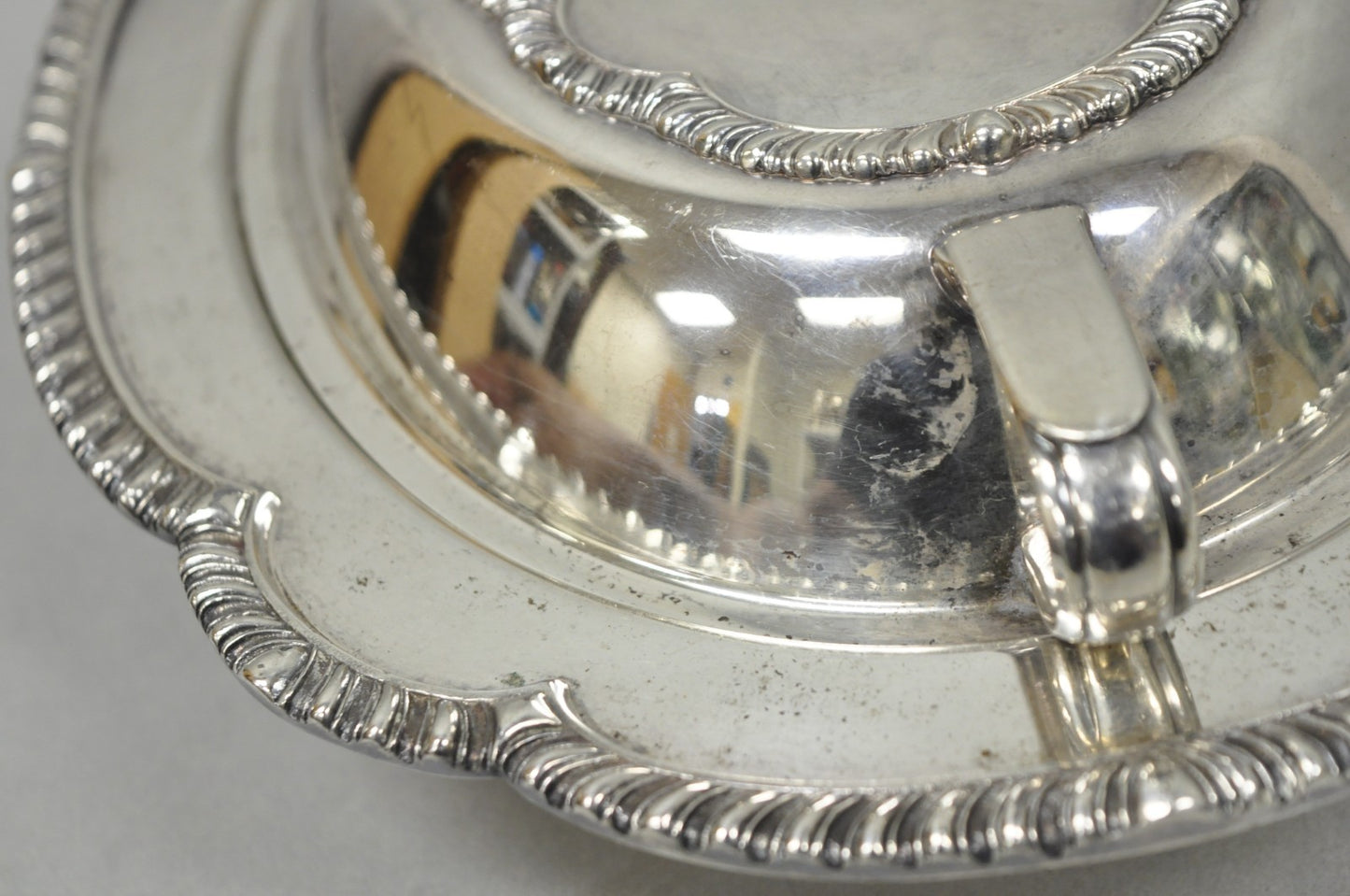 Vintage Sheffield Victorian Silver Plated Covered Vegetable Serving Dish