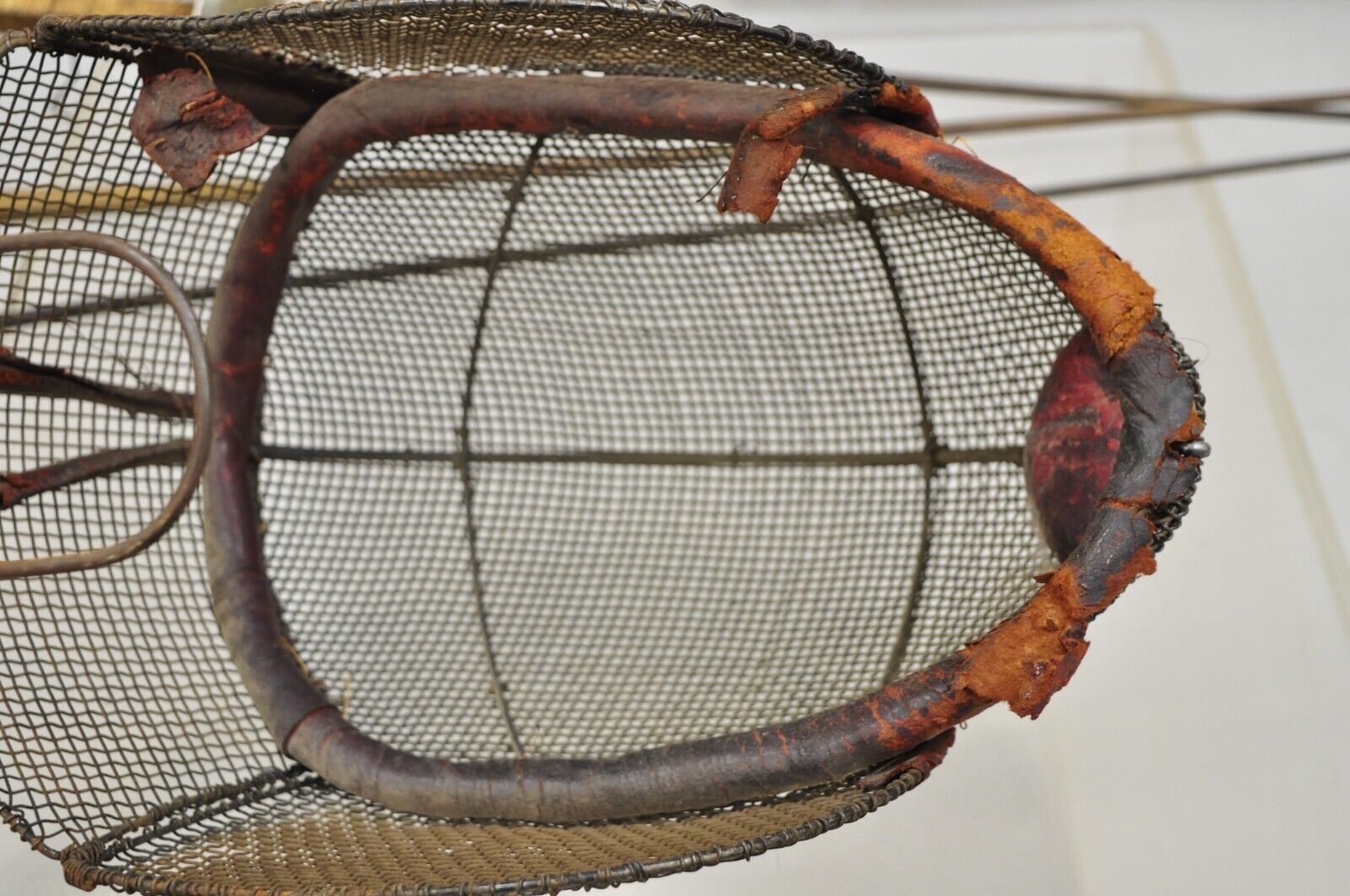 Vintage Metal Fencing Set 3 Swords and Leather Lined Face Mask - 4 Pcs